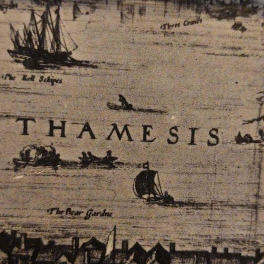 Vintage Holcam Pottery Trinket Dish Thamesis - Bankside Where Shakespear Lived.